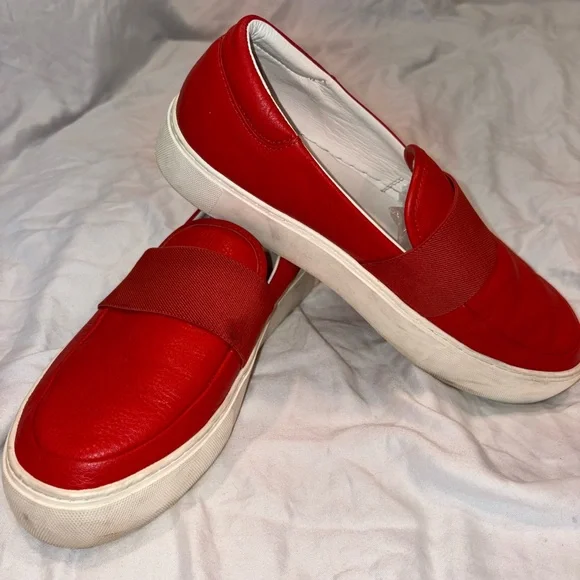 UGG Orange  Leather Sneakers - Picture 6 of 8